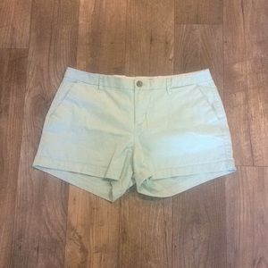 Mint colored shorts
